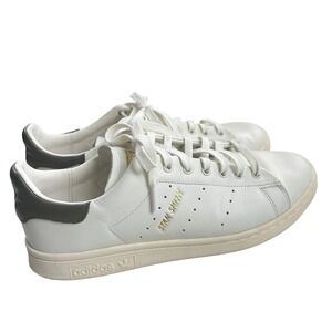 Adidas Men's Stan Smith Lux Sneakers Off White Olive Strata Sz 8